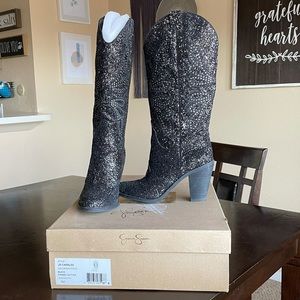 Jessica Simpson Caralee Glitter Boots